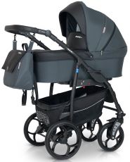 Детская коляска 3 в 1 Verdi Max Plus 01 graphite